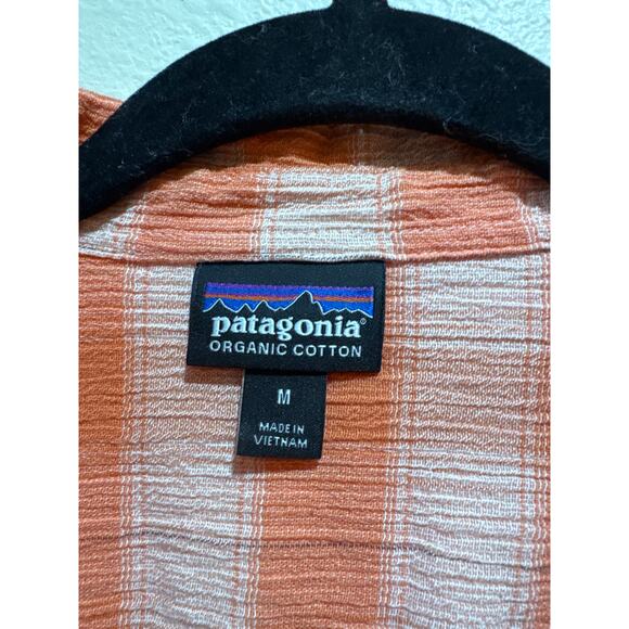 Patagonia Men's A/C Shirt medium orange casual button down - Picture 2 of 4